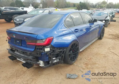 2022 BMW M3 Competition xDrive from USA, damaged, VIN WBS43AY07NFM55573